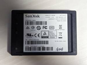 　SanDisk　SSD 240GB【動作確認済み】1624　