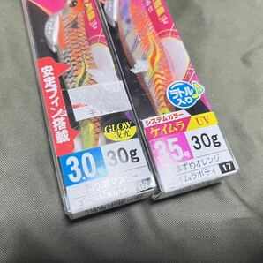 デュエル イージーキュー フィンプラス TR 3.0号〜3.5号30g  未使用品まとめ売り【検】ティップラン ヤマシタ エギ王 エメラルダスの画像3