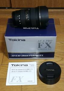 極上 激安100円スタート！　Tokina AT-X Pro FX 16-28mm f/2.8 For Canon