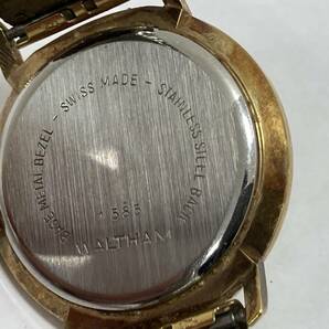 233-1* WALTHAM ウォルサム 手巻き コインウォッチ イーグルコイン ウォッチ メンズ 腕時計 ベルト社外 不動品 現状品の画像4