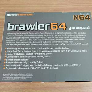 Nintendo 64 Brawler ブローラー64 レトロ N64 コントローラー ニンテンドー GC NO HORI ミニ パッド 任天堂 ニンテンドウ64 ロクヨンの画像2