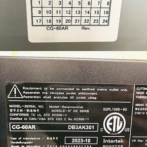 BFG40047相 ★未使用★ Mimaki カッティングプロッタ CG-60AR 2023年製 直接お渡し歓迎の画像9