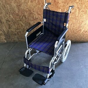 BYG32755大 カワムラサイクル 介護用車椅子 KAJ302SB 2016年製 直接お渡し歓迎の画像2