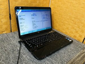 SKG38548相 NEC LaVie PC-LS550FS1YB Core i5-25430M メモリ4GB 現状品 直接お渡し歓迎