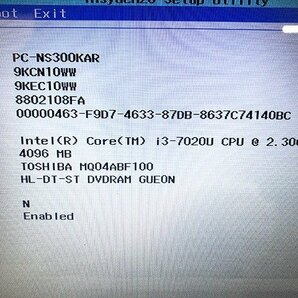 SAG36894相 NEC PC-NS300KAR Core i7-7020U メモリ4GB HDD1TB 現状品 直接お渡し歓迎の画像2