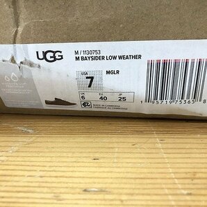 SOG44439相 ★未使用★ UGG スニーカー M BAYSIDER LOW WEATHER 1130753-MGLR 25cm 直接お渡し歓迎の画像10