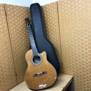 TAG44350相 Ovation オベーション エレアコ アコースティックギター モデル1763 ジャンク 直接お渡し歓迎の画像1