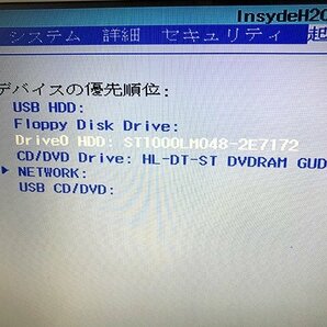 SMG44098相 富士通 ノートPC FMVA50D1WP Core i7-7700HQ メモリ4GB HDD1TB 現状品 直接お渡し歓迎の画像3