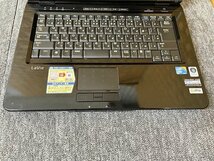 SMG31700相 NEC ノートPC PC-LL550TG6B HDDなし ジャンク 直接お渡し歓迎_画像3