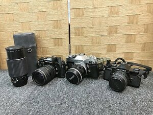 MYG12620小 一眼レフカメラ 3台セット Canon FX / PENTAX superA / PENTAX MX レンズ付 現状品 直接お渡し歓迎