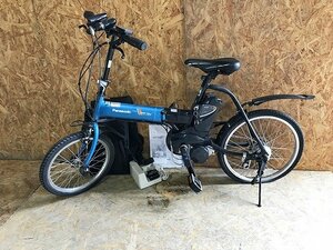 TQG42367 large Panasonic off time electric assist folding bicycle BE-ENW075V2 shipping un- possible Kanagawa Sagamihara city 