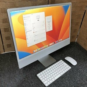 LTG30490相 Apple iMac A2439 24インチ M1 2021 Apple M1 メモリ8GB SSD256GB 直接お渡し歓迎の画像1