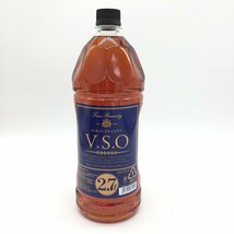 【1円～複数出品中！】キリン ブランデー V.S.O 2700ml×６本セット※同梱不可 ボトル上部へこみ有_画像2