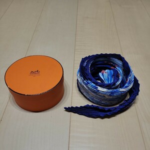 ★HERMES プリーツスカーフ エルメス PLEATS SCARF