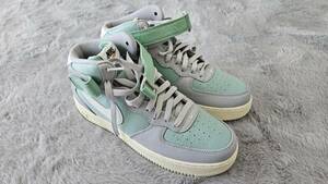 新品　エアーフォース1　ミッド　Air Force 1 Mid '07 LX 'Certified Fresh - Enamel Green'　エナメルグリーン　US10　28CM