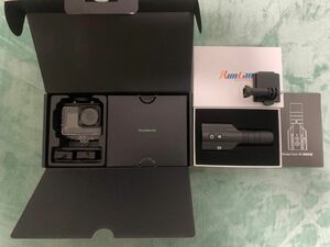 アクションカメラSF530 /RUNCAM SCOPE CAM 4K セット　別売りヘルメット対応アタッチメント付属　※値下げ済み