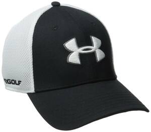 Under Armour アンダーアーマー　Microthread Golf Mesh Cap　マイクロスレッド　ゴルフ　メッシュ　キャップ M/L　黒　