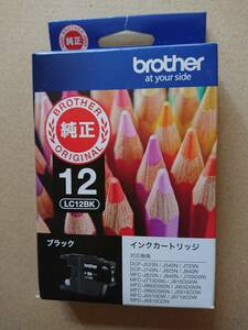 純正 プリンタ インク カートリッジ☆ブラザー/Brother☆LC12BK☆送料 185円