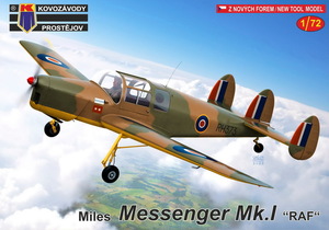 ○ KP MODELケーピーモデル／ マイルズ メッセンジャー　Mk.I 'RAF' (1/72)