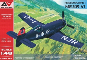○A & A Models／メッサーシュミット Me-209V-1 スピードレコード機 (1/48)