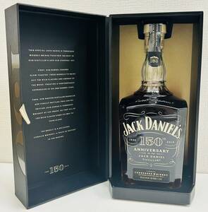 【RG1496SH】1円スタート JACK DANIEL'S ジャックダニエル 150周年 ANNIVERSARY 記念ボトル ウイスキー 1000ml 50％ 未開栓 箱有