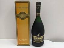 【RG-1579】【1円～】REMY MARTIN FINE CHAMPAGNE COGNAC NAPOLEON ナポレオン ロングネック 箱付き 700ml 40% 未開栓 保管品 現状品_画像1