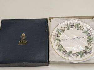 【RG-1624】【1円～】ROYAL WORCESTER BONE CHINA お皿 箱付き ロイヤルウースター ボーンチャイナ 洋食器 中古品 保管品 現状品