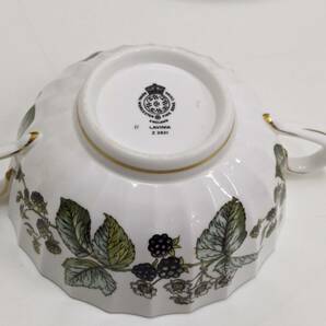 【RG-1627】【1円～】ROYAL WORCESTER BONE CHINA ティーカップ 5点 箱付 ロイヤルウースター ボーンチャイナ 食器 中古品 保管品 現状品の画像5