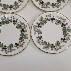 【RG-1628】【1円～】ROYAL WORCESTER BONE CHINA シュガーポット ミルクポット お皿 ロイヤルウースター ボーンチャイナ 中古 保管 現状品の画像4