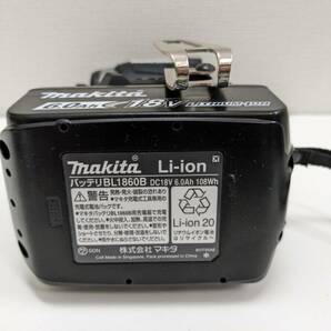 【RG-1471】【1円～】makita TD173D 充電式インパクトドライバ 本体 バッテリー セット ブラック ほぼ未使用 工具 マキタ 保管品 現状品の画像5