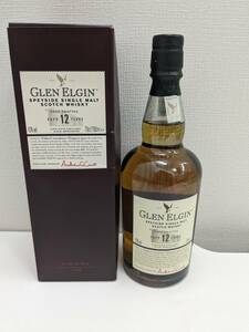【RG-1556】【1円～】GLEN ELGIN 12年 700ml 43% 未開栓 お酒 ウイスキー アルコール 保管品 現状品