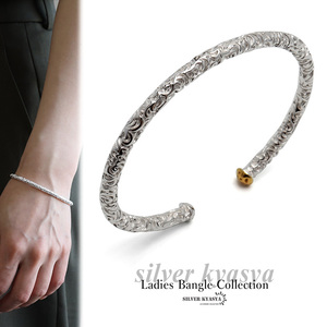 Арабесукубангл серебро 925 арабеск -браслет осознает тонкие женские браслеты серебро серебро простая повседневная популярность