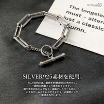 シルバー925 ブレスレット レディース シルバー レディースブレスレット マンテル チェーンブレスレット あずき 金属アレルギー_画像4