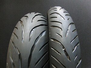 【送料無料★ ※沖縄・離島を除く】中古前後セット!ブリヂストン◎T32. 110/80R19. 190/50ZR17. RS342:24041