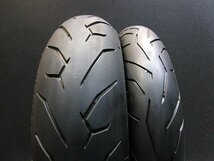 【送料無料★ ※沖縄・離島を除く】中古前後セット!ピレリ◎ロッソⅡ. 120/70ZR17. 170/60ZR17. DX229:24044_画像1