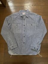 JOE McCOY ジョーマッコイ 8HOUR UNION Hickory Serviceman Shirts ヒッコリー ワークシャツ リアルマッコイズ_画像1