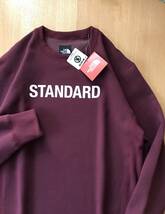 ■完売・限定■日本製■ THE NORTH FACE standard / STANDARD CREW / RL レッド / XL サイズ / ノースフェイス スウェット シャツ_画像2