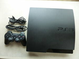 PS3 本体 チャコール・ブラック（CECH-3000A 160GB)本体とコントローラーと付属品付きの動作確認済みのジャンク扱い品です。