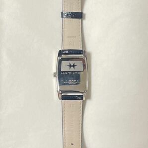 ［美品］ハミルトン腕時計アメリカン クラシック ボルトン H13421611 ケース付き(ネイビー)の画像2