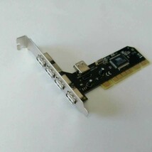 未使用品 REAR WING2/ USB2.0ポート増設PCIボード デスクトップパソコン用 PCI接続 スロット スリム基板タイプ Windows OS 32bit/64bit対応_画像10