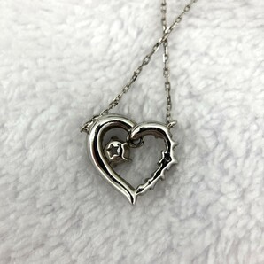 4℃ ヨンドシー ネックレス シルバー 925 SILVER ハートの画像3