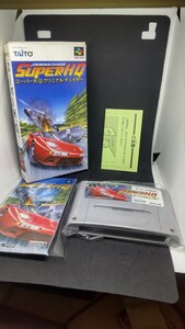 SFC スーパーファミコン スーパーＨ．Ｑ． クリミナルチェイサー 箱 説明書 付