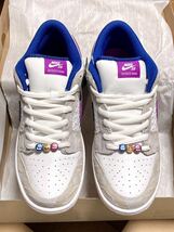 新品 29.5cm Rayssa Leal Nike SB Dunk Low PRM ライッサ レアウ ダンク US11.5 Pure Platinum and Vivid Purple ホワイト パープル_画像1