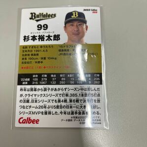 カルビー オリックスバファローズ 杉本裕太郎の画像1