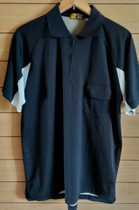 KURODARUMA クロダルマ　メンズ　作業用　半袖ポロシャツ　サイズ　LL ブラック
