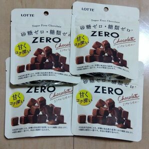 ロッテ　 ZERO　チョコレート　4袋