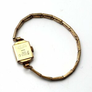 【中古】ENICAR/エニカ 163 14K 585 17石 手巻き 社外ブレス 腕時計 お洒落 レディースの画像5