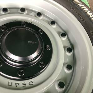 【中古】クリムソン ディーン コロラド 16x6.5J 6H 139.7 +38 4本 1台分 ナスカー 215/65R16 109/107 ホワイトレター 200系 ハイエース 等の画像3