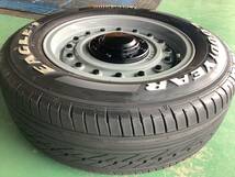 【中古】クリムソン ディーン コロラド 16x6.5J 6H 139.7 +38 4本 1台分 ナスカー 215/65R16 109/107 ホワイトレター 200系 ハイエース 等_画像4