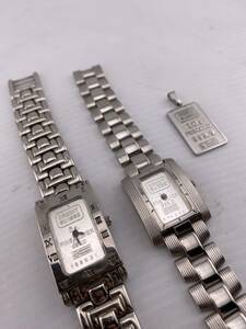 [1 jpy start ]k Lady's chair silver in goto wristwatch junk original silver 